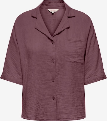 Camicia da donna 'ONLThyra' di ONLY in lilla: frontale