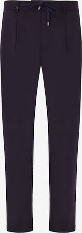 Distretto12 Pleated Pants 'Rio H.P.' in Blue: front