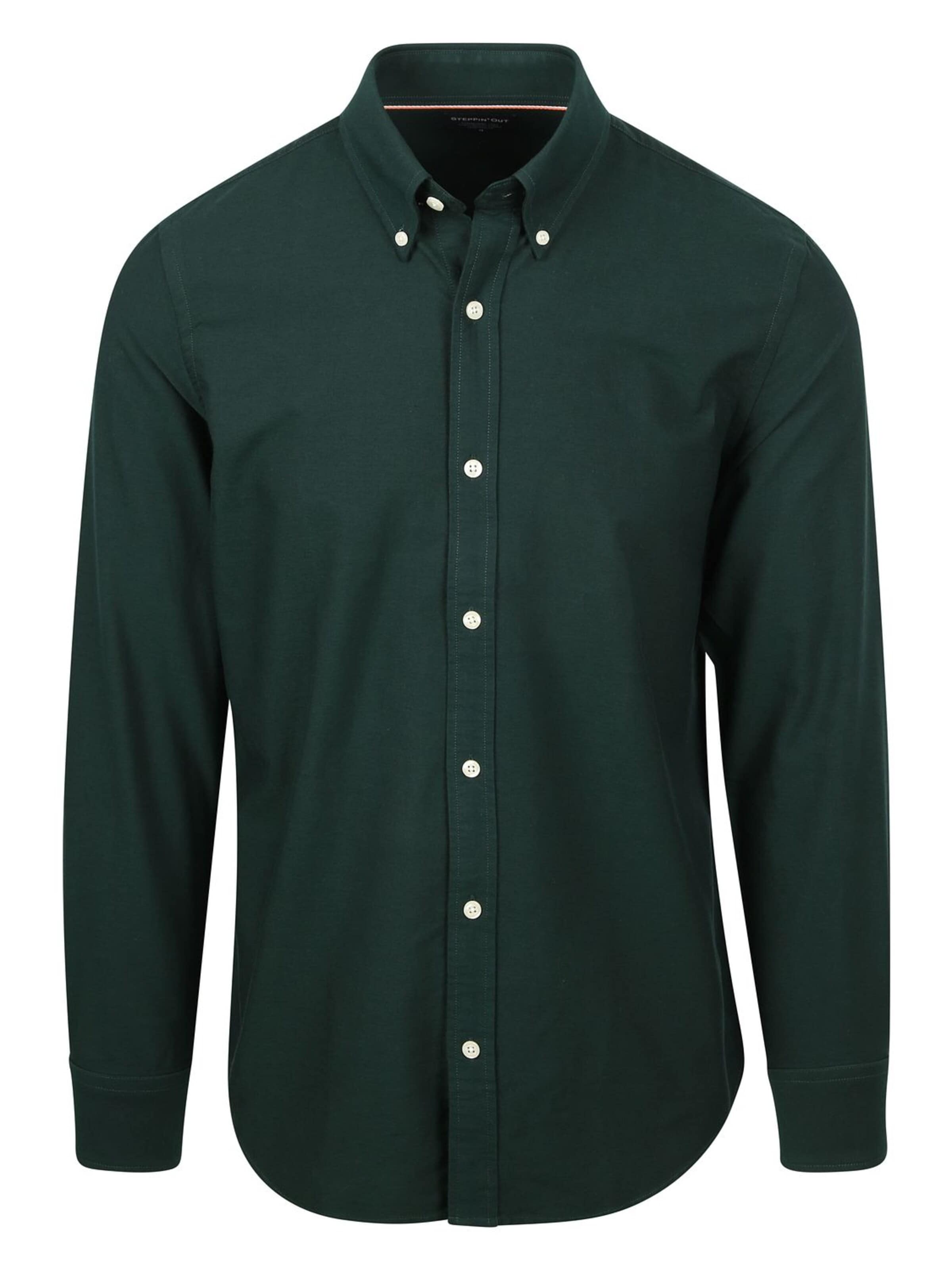 Steppin' out Regular fit Button Up Shirt in Green: front