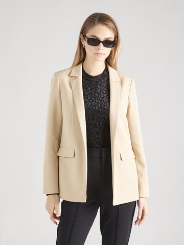 PIECES Blazers 'PCBOZZY' in Beige: voorkant