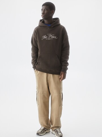 Pull&Bear Sweatshirt in Brown