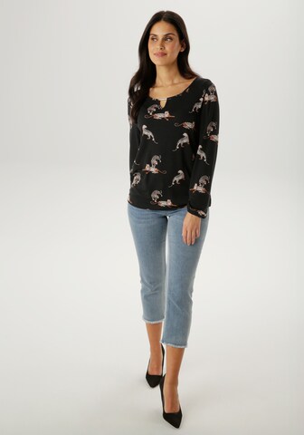 Aniston SELECTED Shirt in Black