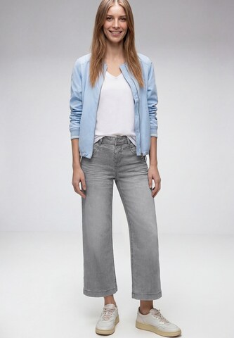 STREET ONE Loosefit Jeans in Grau