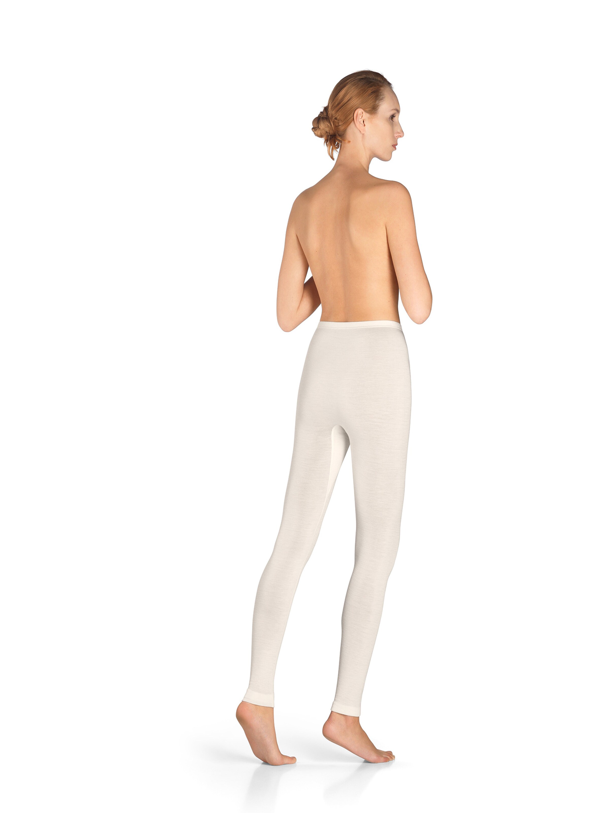 Hanro - Skinny Leggings 'Woolen Silk' em branco
