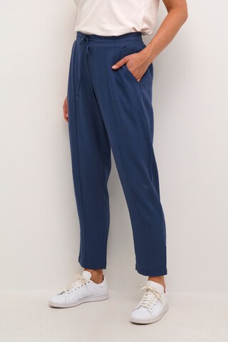 Regular Pantalon à plis 'linda' CULTURE en bleu