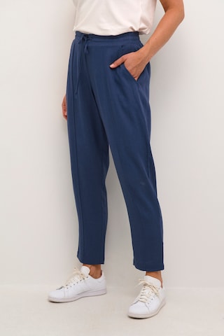 CULTURE Regular Pleated Pants 'linda' in Blue