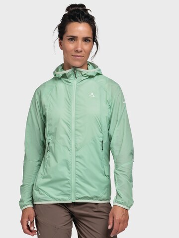 Schöffel Outdoor jacket ' Hiking Jacket Style Wutach WMS ' in Green: front