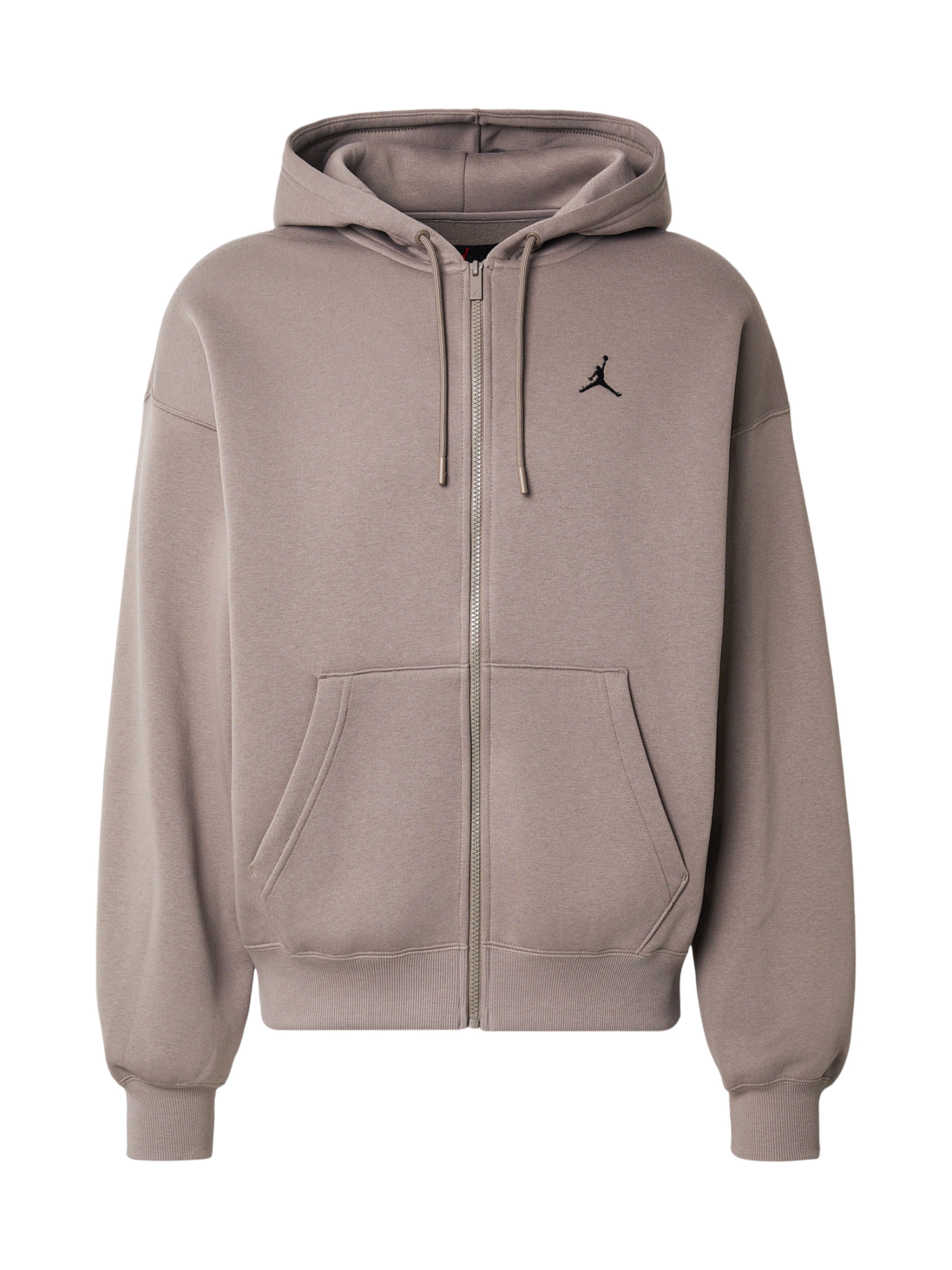 Jordan Sweatjacka 'Brooklyn' i grå: framsida