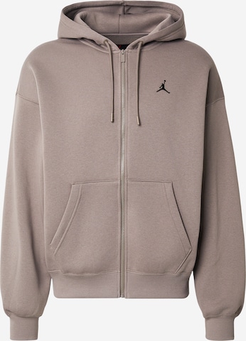 Jordan Sweatjacka 'Brooklyn' i grå: framsida
