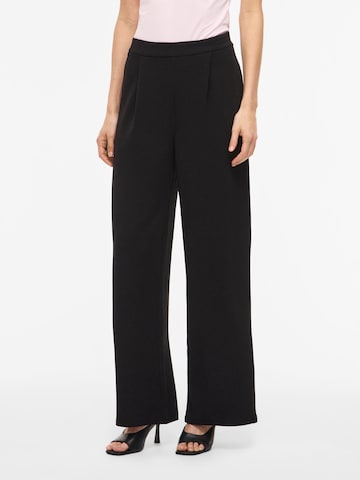 Wide Leg Pantalon à pince 'VIBenne' VILA en noir : devant