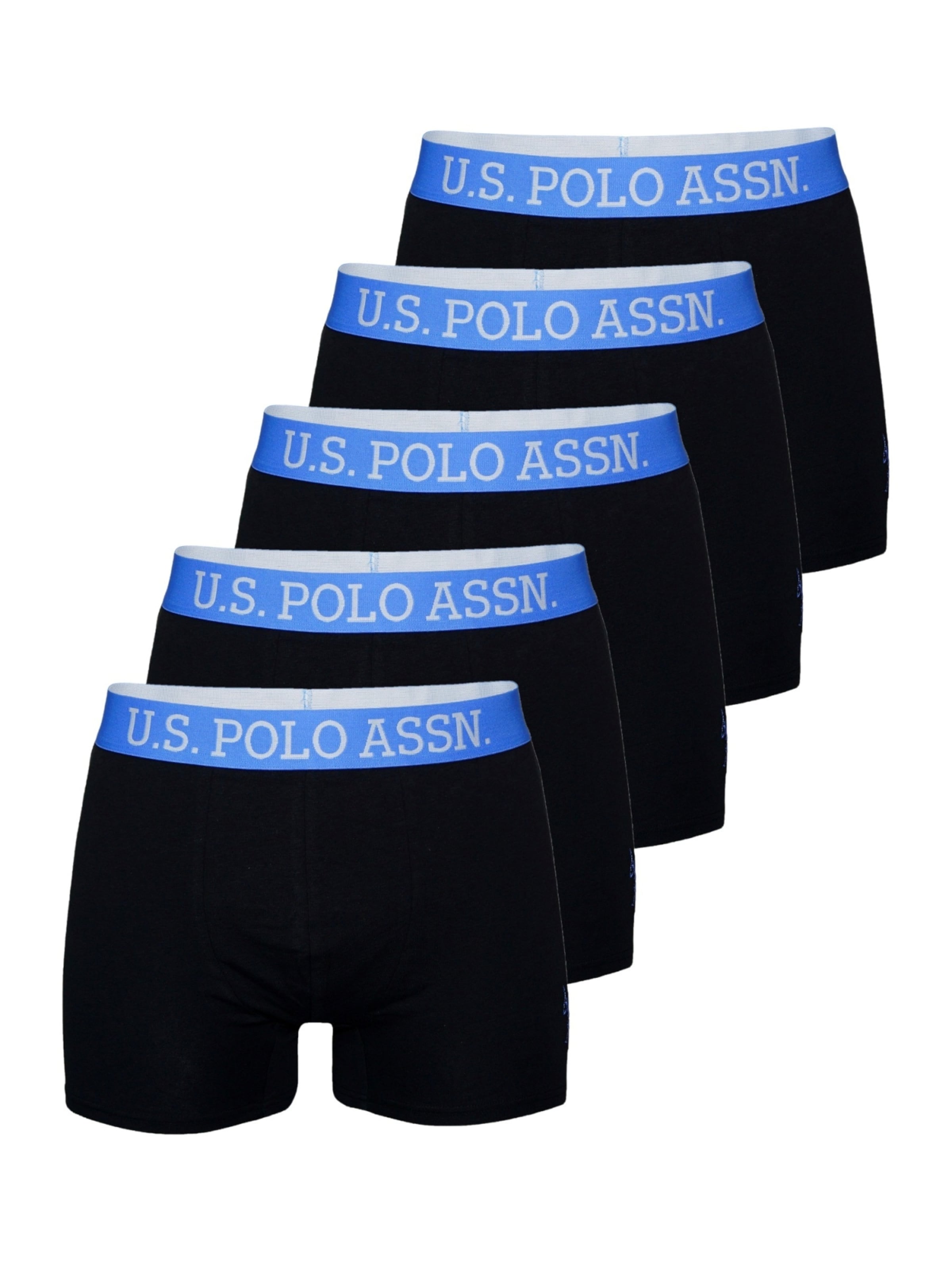 U.S. POLO ASSN. Boksershorts i sort: forside