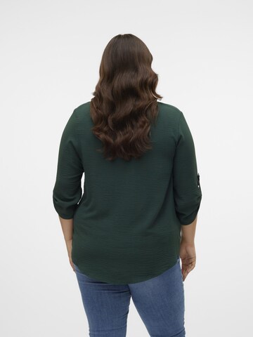 Vero Moda Curve Bluse 'ELVA' i grøn