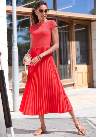 LASCANA Kleid in Rot