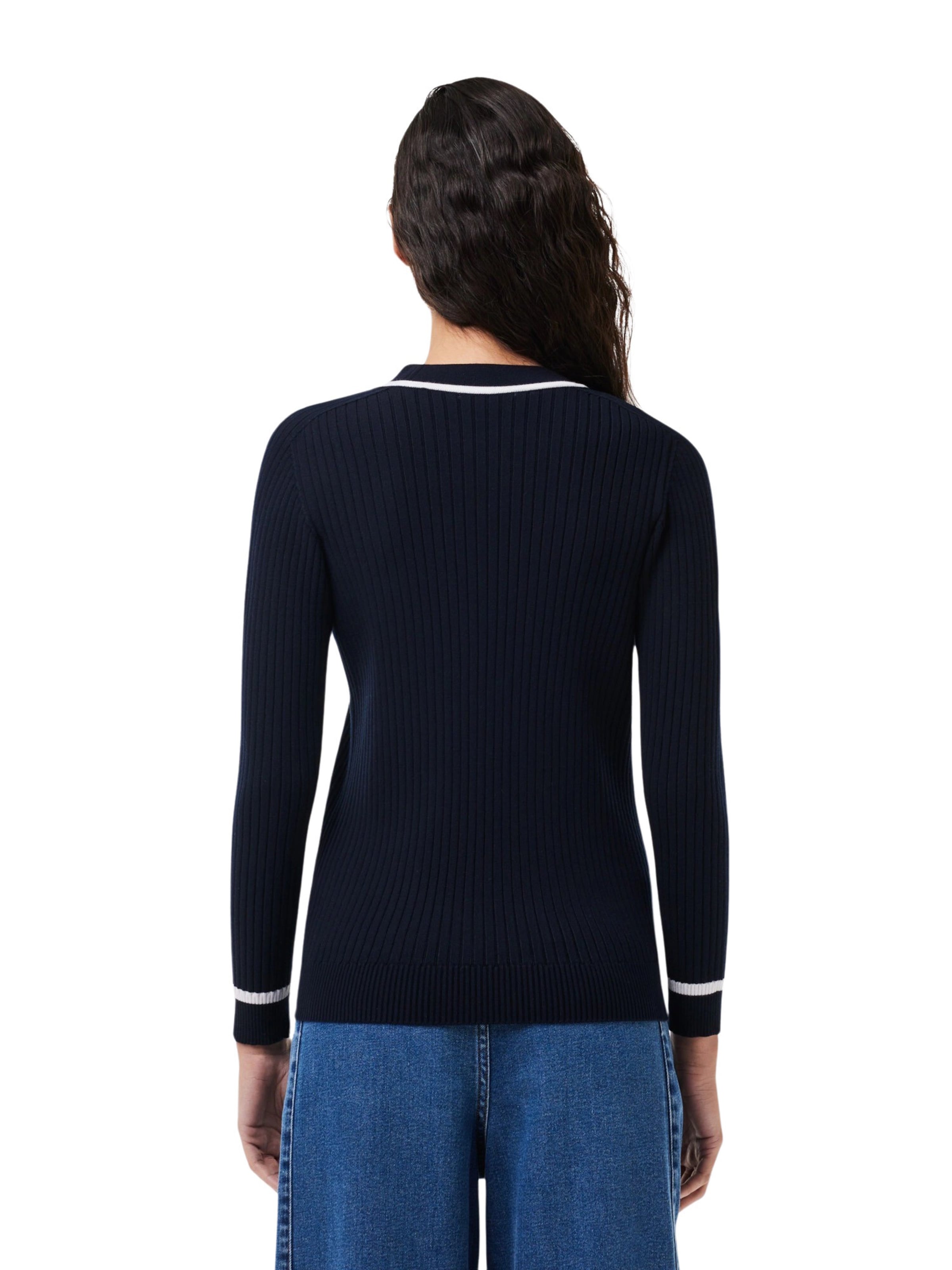 LACOSTE Strickjacke in Blau
