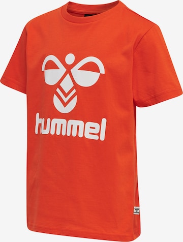 Hummel Футболка 'Tres' в Оранжевый