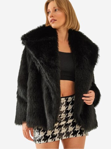 Bianco Lucci Tussenmantel in Zwart