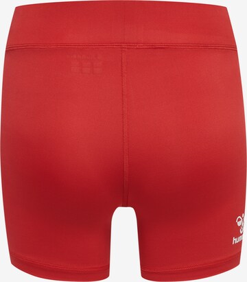 Skinny Pantalon de sport Hummel en rouge