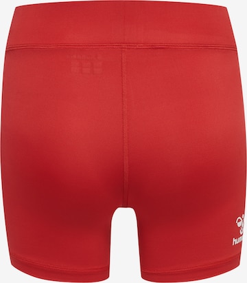 Hummel Skinny Workout Pants in Red