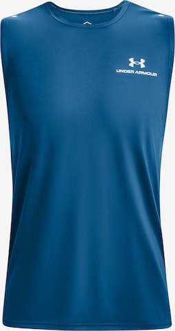 UNDER ARMOUR Functioneel shirt 'Rush Energy' in Blauw: voorkant