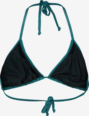 Swim by Zizzi Triangle Bikini Top 'SNAESA' in Green