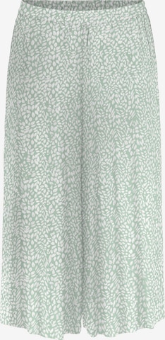 ONLY Carmakoma Wide Leg Housut 'CARNOVA' värissä vihreä: etupuoli