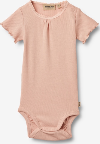 WHEAT - Pijama entero/body 'Edna' en rosa: frente