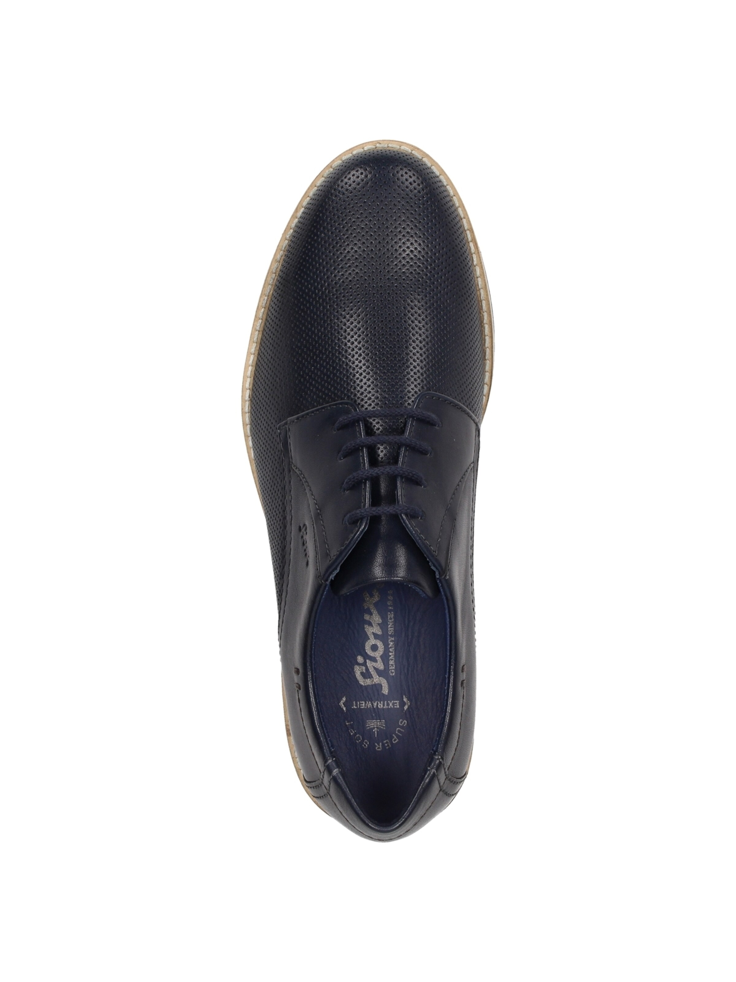 SIOUX Schnürschuh 'Dilip' in Blau