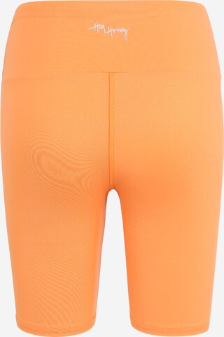 Hey Honey Skinny Workout Pants in Orange