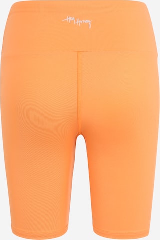 Hey Honey Skinny Sportshorts in Orange