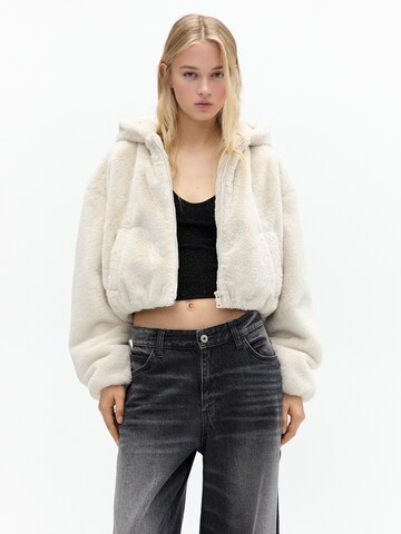 Pull&Bear Övergångsjacka i beige: framsida