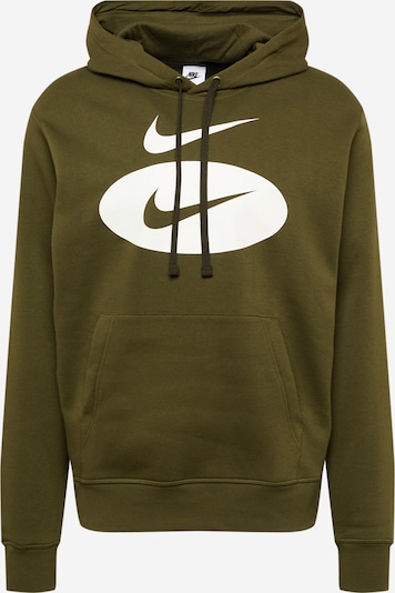 Nike Sportswear Mikina - zelená / bílá, Produkt