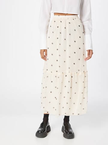 SAINT TROPEZ Skirt 'Valerie' in Beige: front