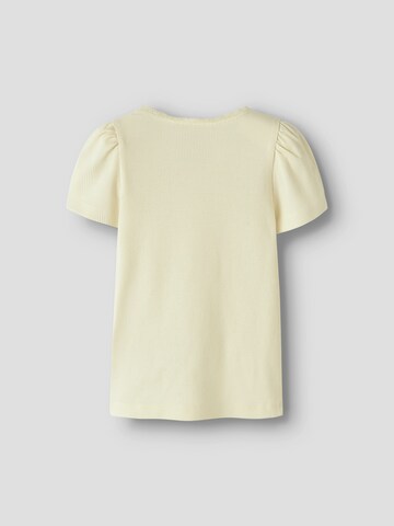 NAME IT - Camisola 'NMFKAB' em amarelo