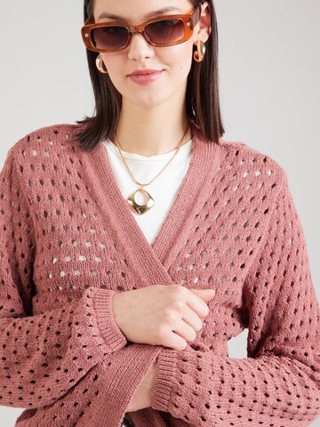 ABOUT YOU Knit cardigan 'Celina' in Pink