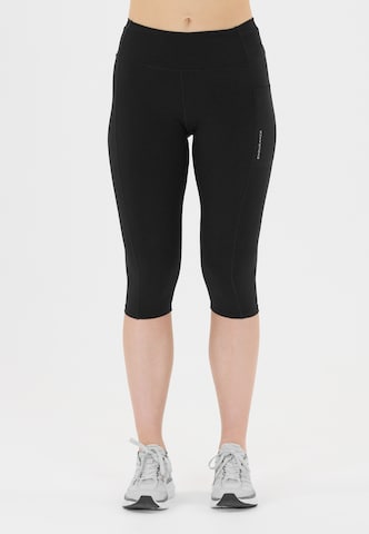 ENDURANCE Slimfit Sportbroek 'Strong' in Zwart: voorkant