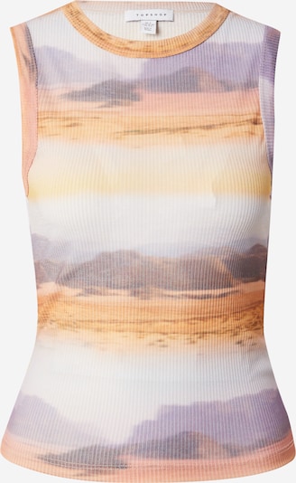 TOPSHOP Top u grafit siva / lila / pastelno ljubičasta / narančasta, Pregled proizvoda