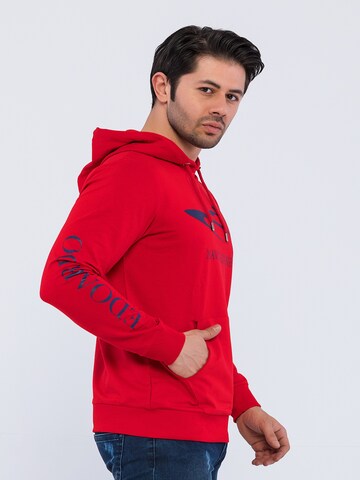 Edoardo Caravella Sweatshirt 'Abram' in Red