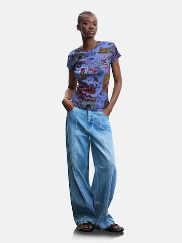 Desigual - Camiseta 'Mickey' en lila
