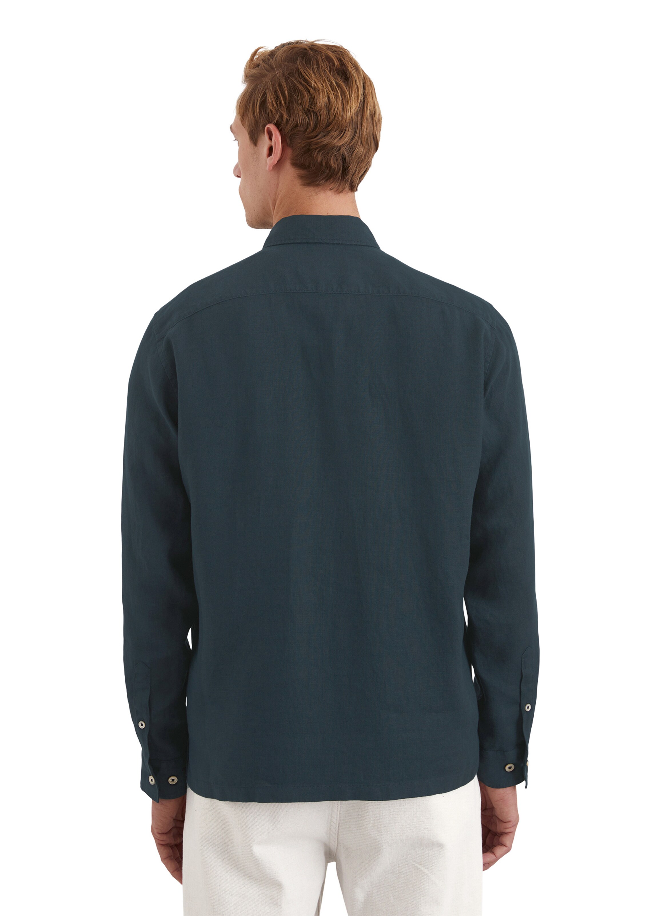 Marc O'Polo Regular fit Overhemd in Blauw