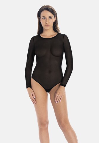 TEYLI Bodysuit in Black: front