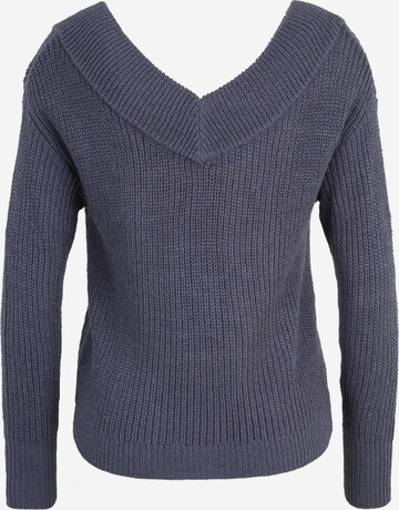 Only Petite Pullover 'MELTON' i blå