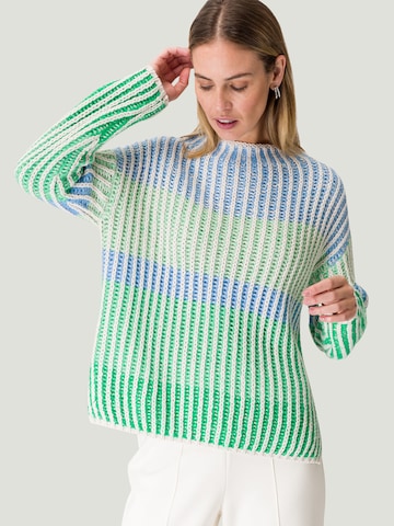 Pull-over zero en vert : devant