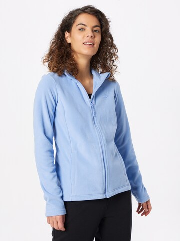 4F Functionele fleece jas in Blauw: voorkant