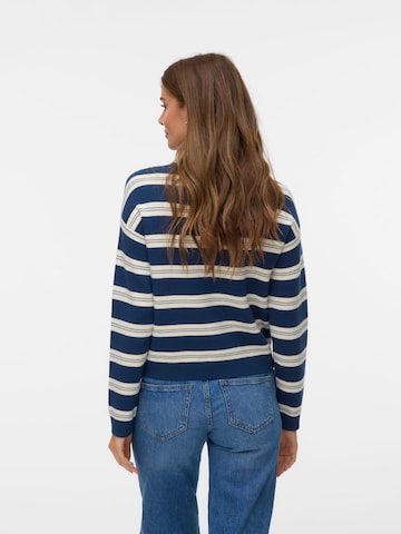 VERO MODA Knit cardigan 'Gold' in Blue