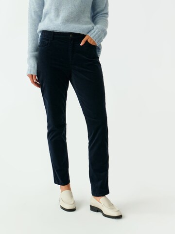 TATUUM Slim fit Pants 'ZORIA' in Blue: front