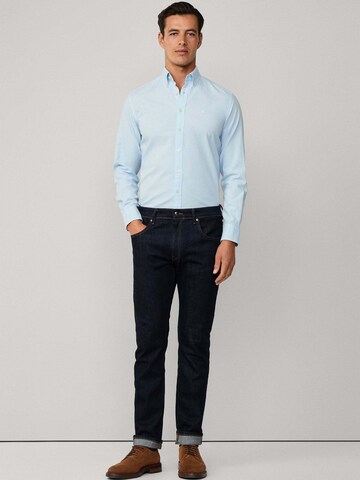 Hackett London Regular fit Overhemd 'Ess' in Blauw