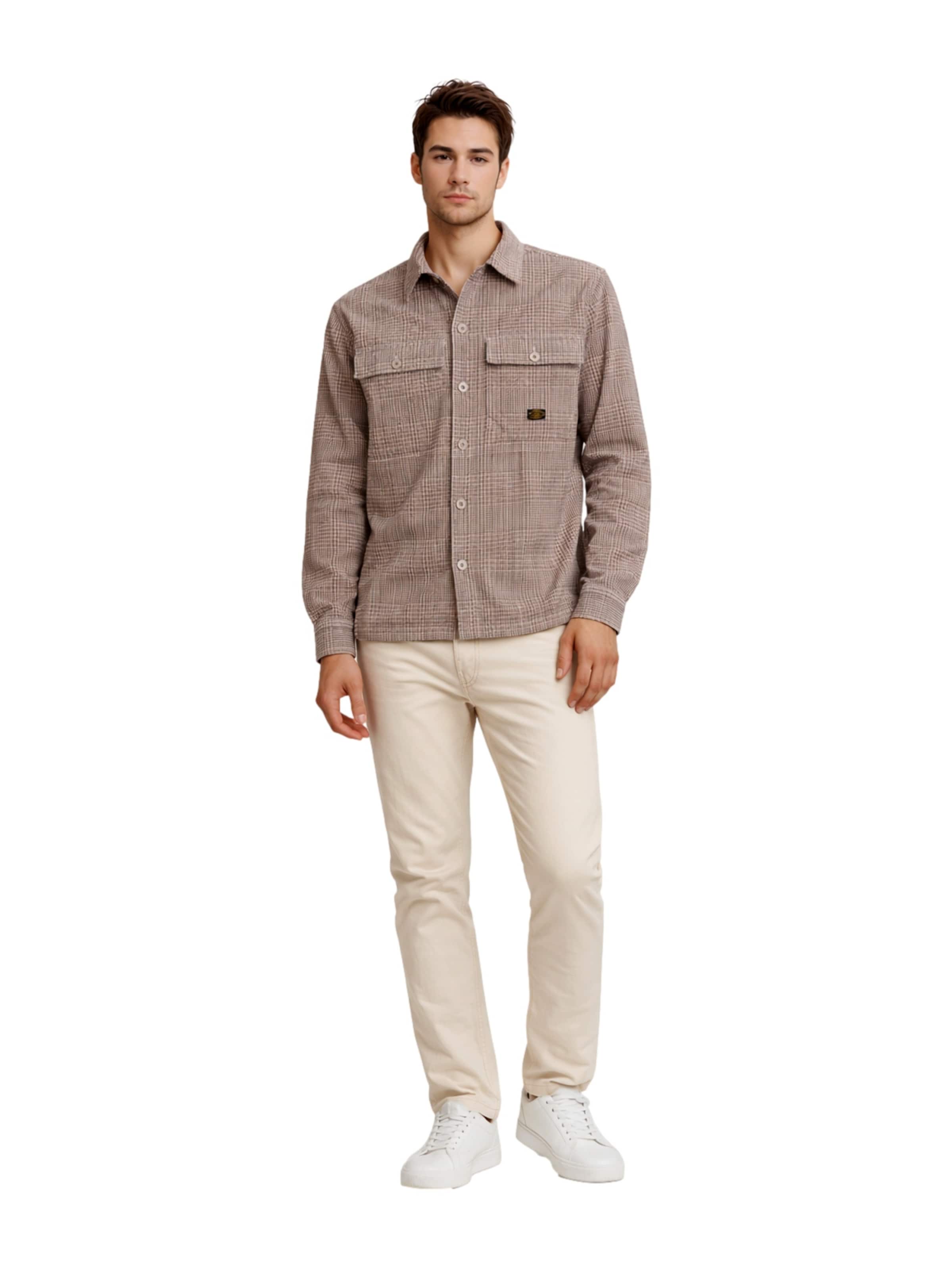 JACK & JONES Comfort Fit Skjorte 'Bluoliver' i grå