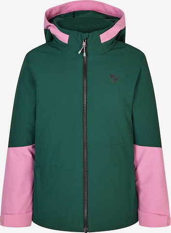 ZIENER Athletic Jacket 'AVAK' in Green: front