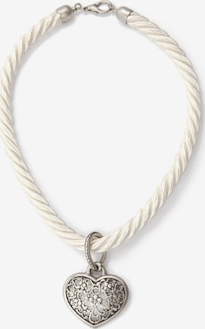 Allgäu Rebell Necklace 'Franzi' in Beige: front