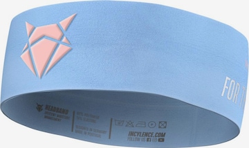 INCYLENCE Athletic Headband in Blue: front